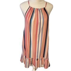 Listicle striped Dress Small NWT